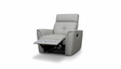 8501 Light Grey Chair w/Manual Recliner by ESF Furniture at Eve Furniture
