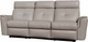 8501 Light Grey Sofa w/Manual Recliners by ESF Furniture at Eve Furniture