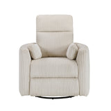 Traverse Beige Swivel Glider Reclining Chair