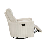 Traverse Beige Swivel Glider Reclining Chair
