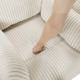 Traverse Beige Swivel Glider Reclining Chair