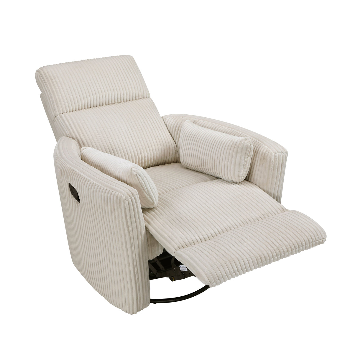 Traverse Beige Swivel Glider Reclining Chair