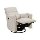 Traverse Beige Swivel Glider Reclining Chair
