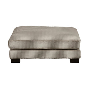 Traverse Taupe Ottoman by Homelegance at Eve Furniture