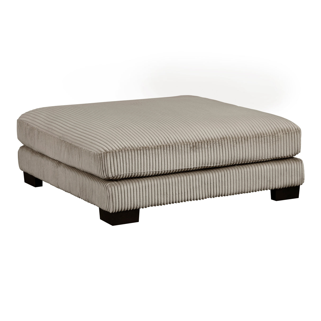 Traverse Taupe Ottoman by Homelegance at Eve Furniture