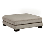 Traverse Taupe Ottoman by Homelegance at Eve Furniture
