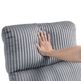 Traverse Gray Swivel Glider Reclining Chair