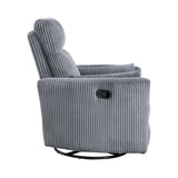 Traverse Gray Swivel Glider Reclining Chair