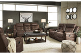 Jesolo Coffee Reclining Sofa and Loveseat with Recliner