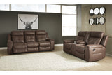 Jesolo Coffee Reclining Sofa and Loveseat