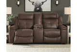 Jesolo Coffee Reclining Sofa and Loveseat