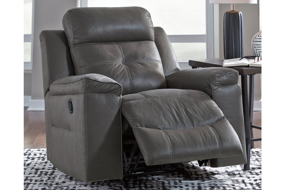 Jesolo Dark Gray Recliner