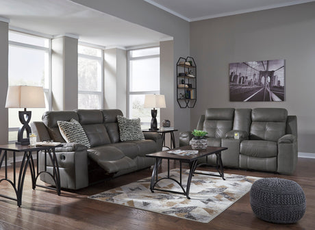 Jesolo Dark Gray Reclining Living Room Set