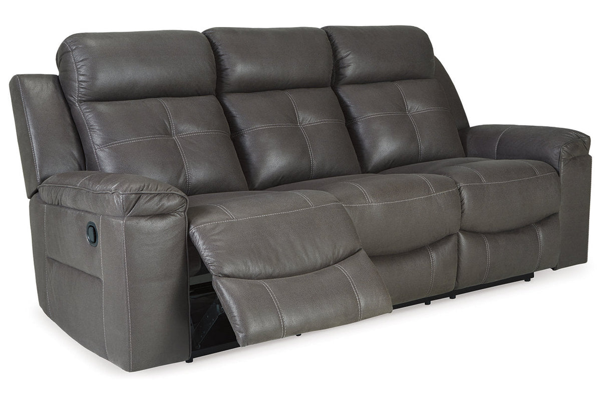 Jesolo Dark Gray Reclining Sofa and Loveseat