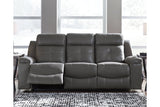 Jesolo Dark Gray Reclining Sofa