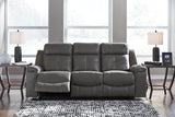 Jesolo Dark Gray Reclining Sofa and Loveseat