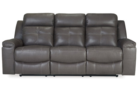 Jesolo Dark Gray Reclining Sofa and Recliner