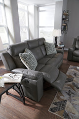 Jesolo Dark Gray Reclining Living Room Set