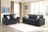 Altari Slate Sofa Sleeper and Loveseat