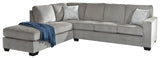 Altari Alloy 2-Piece LAF Chaise Sleeper Sectional