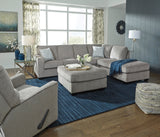 Altari Alloy 2-Piece RAF Chaise Sleeper Sectional