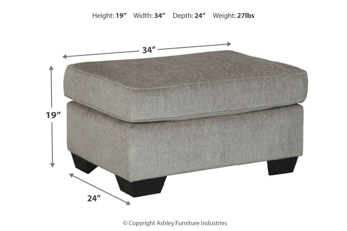 Altari Alloy Ottoman