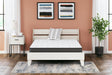 8 Inch Bonnell Hybrid White Queen Mattress by Ashley at Eve Furniture