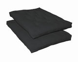 9" Deluxe Innerspring Futon Pad Black by Coaster at Eve Furniture