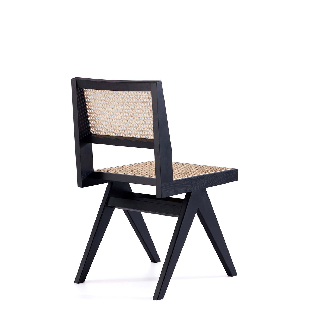 9-Piece Rockaway 70.86 Dining Set in Black with 8 Hamlet Side and Arm Chairs by Manhattan Comfort at Eve Furniture
