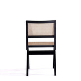 9-Piece Rockaway 70.86 Dining Set in Black with 8 Hamlet Side and Arm Chairs by Manhattan Comfort at Eve Furniture