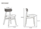 9-Piece Rockaway 70.86 Dining Set in Black with 8 Paragon 1.0 Dining Chairs by Manhattan Comfort at Eve Furniture