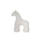 9" Textured Horse, White