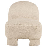 Lacombe Latte Faux Fur Accent Chair by Coaster at Eve Furniture