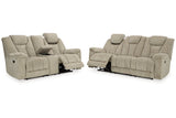 Hindmarsh Stone Power Reclining Living Room Set