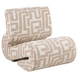 Eimer Camel Geometric Jacquard Accent Chair by Coaster at Eve Furniture