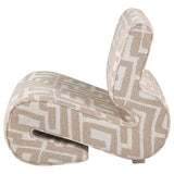 Eimer Camel Geometric Jacquard Accent Chair by Coaster at Eve Furniture