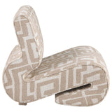 Eimer Camel Geometric Jacquard Accent Chair by Coaster at Eve Furniture