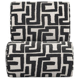 Eimer Black Geometric Jacquard Accent Chair by Coaster at Eve Furniture