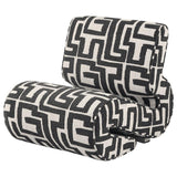 Eimer Black Geometric Jacquard Accent Chair by Coaster at Eve Furniture