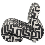 Eimer Black Geometric Jacquard Accent Chair by Coaster at Eve Furniture