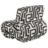Eimer Black Geometric Jacquard Accent Chair by Coaster at Eve Furniture
