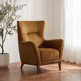Catala Rust/Coffee Upholstered High Back Accent Chair by Coaster at Eve Furniture