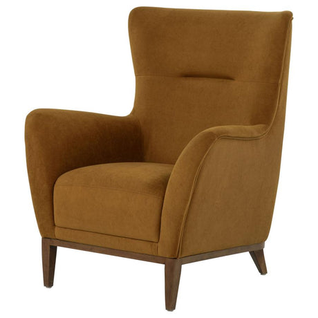 Catala Rust/Coffee Upholstered High Back Accent Chair by Coaster at Eve Furniture