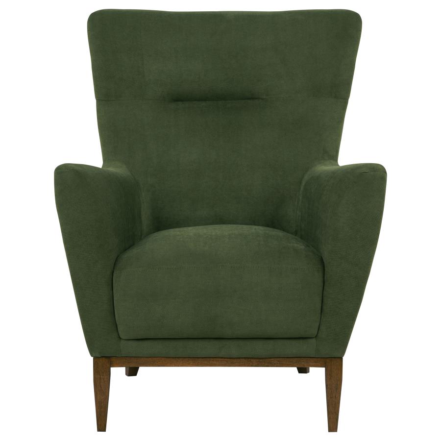 Catala Matcha/Coffee Upholstered High Back Accent Chair by Coaster at Eve Furniture