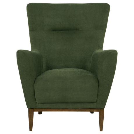 Catala Matcha/Coffee Upholstered High Back Accent Chair by Coaster at Eve Furniture