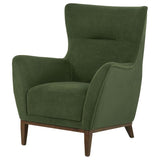 Catala Matcha/Coffee Upholstered High Back Accent Chair by Coaster at Eve Furniture
