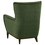 Catala Matcha/Coffee Upholstered High Back Accent Chair by Coaster at Eve Furniture