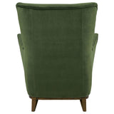 Catala Matcha/Coffee Upholstered High Back Accent Chair by Coaster at Eve Furniture