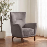 Catala Stone/Coffee Upholstered High Back Accent Chair by Coaster at Eve Furniture