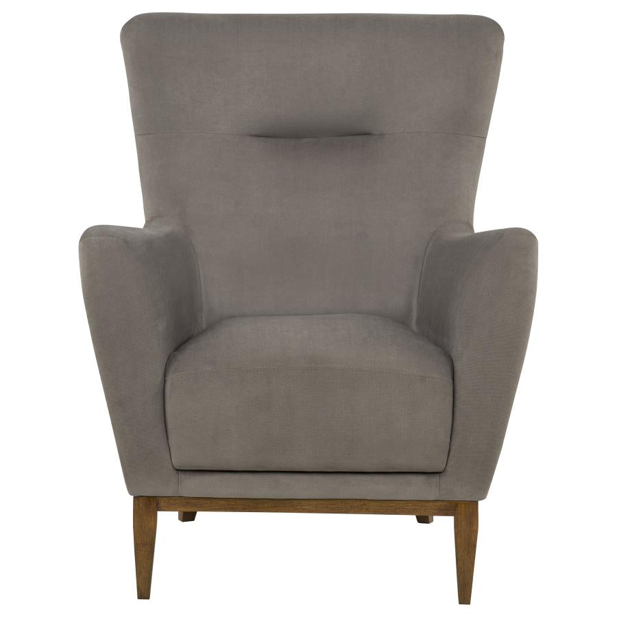 Catala Stone/Coffee Upholstered High Back Accent Chair by Coaster at Eve Furniture